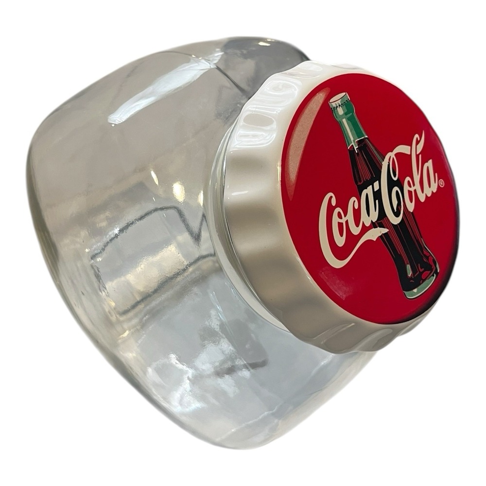 Anchor Hocking Company Coca-Cola Snack Cookie Candy Glass Canister
